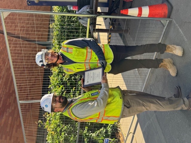 ucla facilities team members standing
