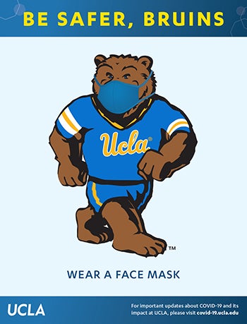 UCLA Joe Bruin Face Covering 3